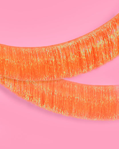 Showgirl Fringe Banner - iridescent banner