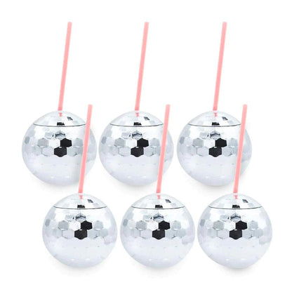 Disco Ball Sippers (set of 6)