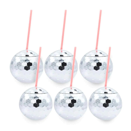 Disco Ball Sippers (set of 6)