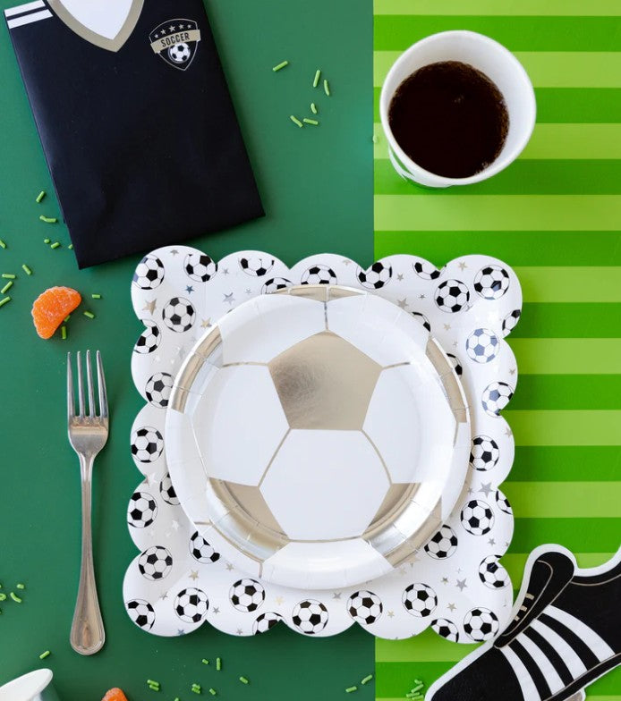 Soccer Ball Paper Plate