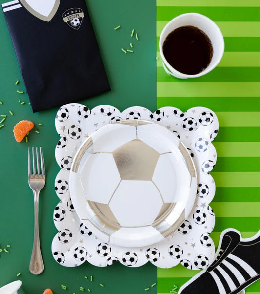 Soccer Ball Paper Plate