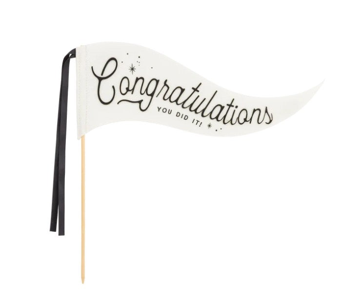 Congratulations Felt Pennant Banner