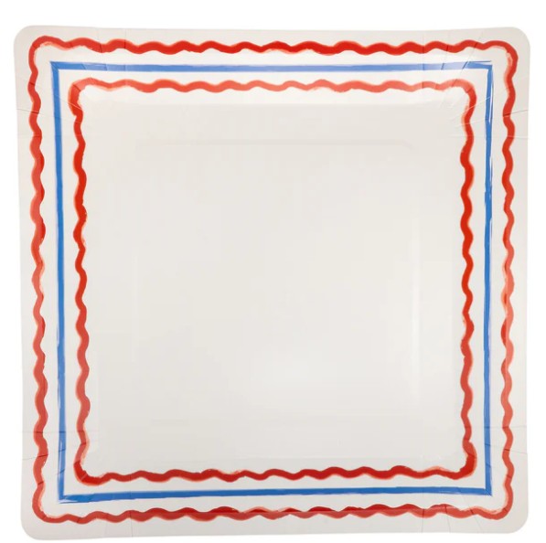 Border Paper Plate - 11"
