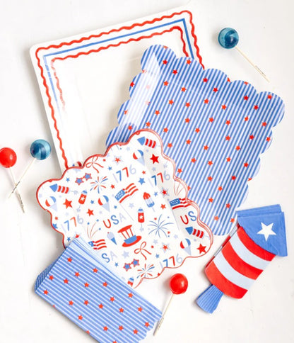 Border Paper Plate - 11"