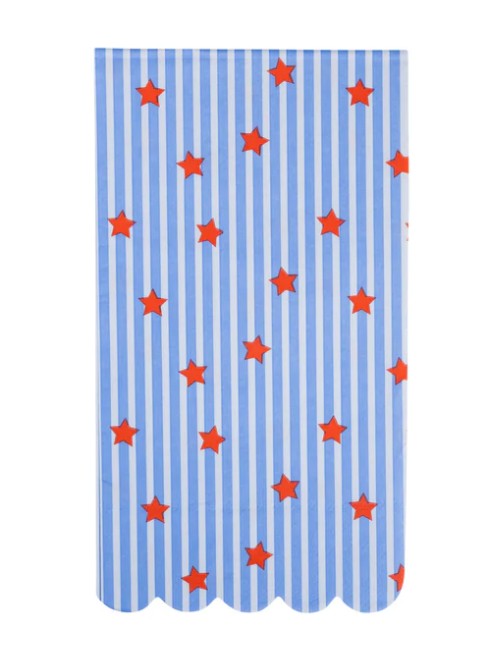 Stripes and Stars Paper Guest Napkin
