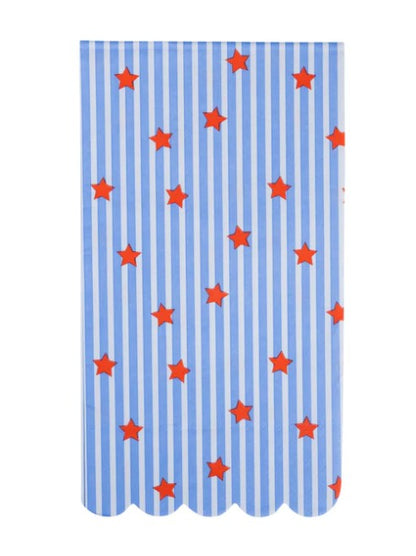 Stripes and Stars Paper Guest Napkin