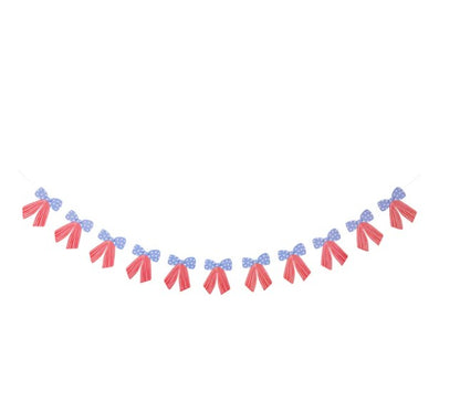 Stars and Stripes Bow Banner