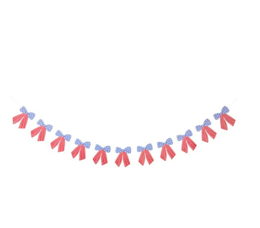 Stars and Stripes Bow Banner