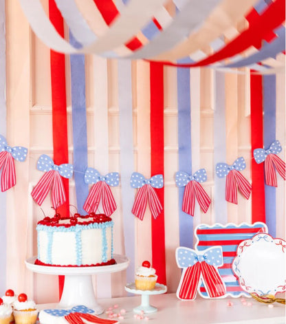 Stars and Stripes Bow Banner