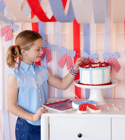 Stars and Stripes Bow Banner
