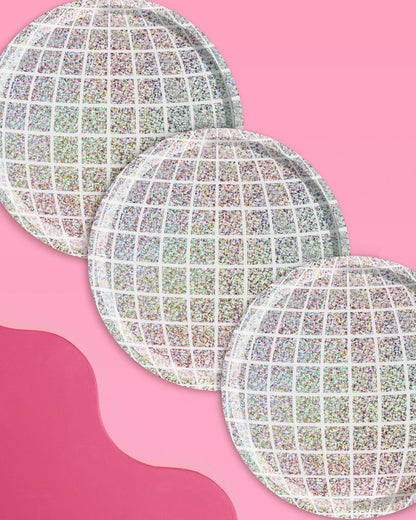 Shimmer Disco Pack - tablecloth, plates + napkins