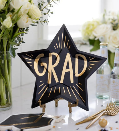 Grad Star Shaped Plate