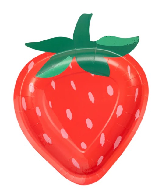 Strawberry Shaped Plate