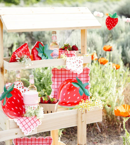 Strawberry Shaped Plate