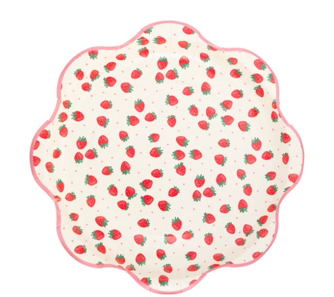 Strawberries 10" Plate