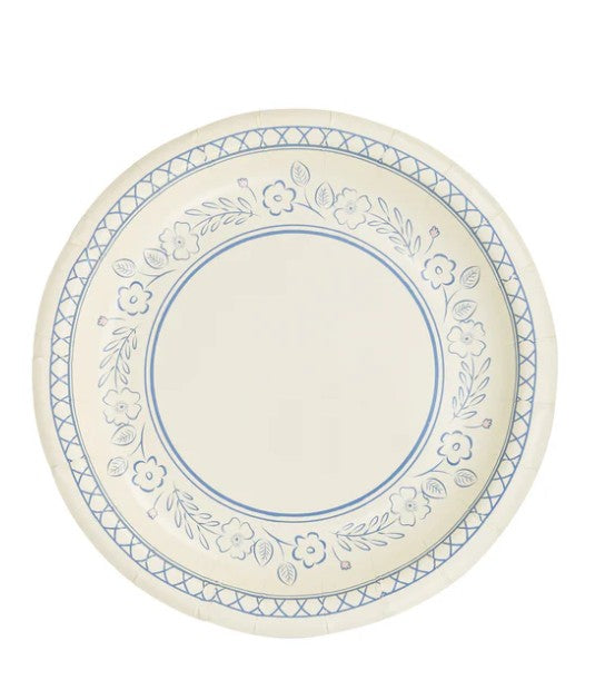 Pembroke Floral 7" Paper Dessert Plate