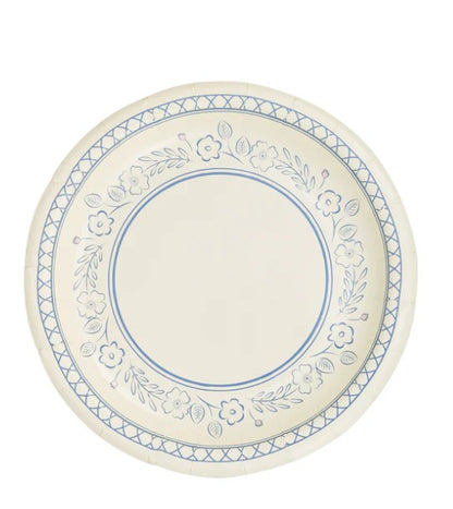Pembroke Floral 7" Paper Dessert Plate