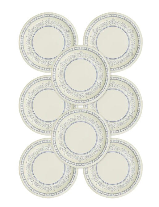 Pembroke Floral 7" Paper Dessert Plate