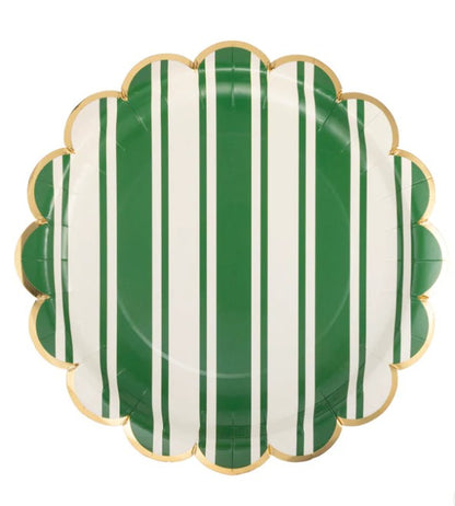 Tennis Striped Plate