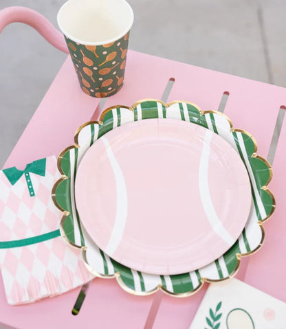 Tennis Dress Fringed Napkin Set