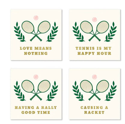 Tennis Sayings Napkin Set