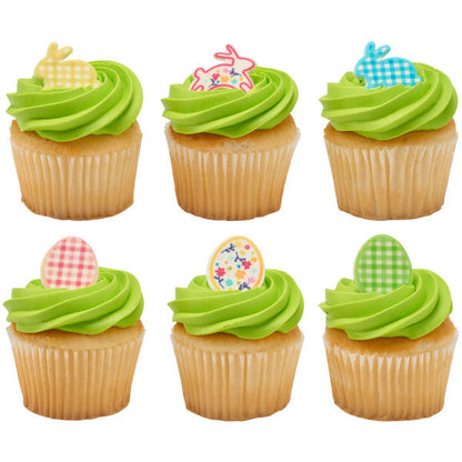 GINGHAM EASTER EDIBLE DECORATIONS