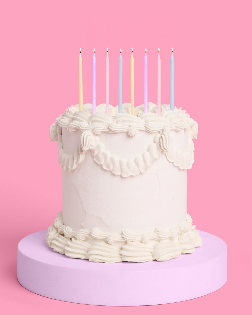 Skinny Party Candles - 5" pastel candles