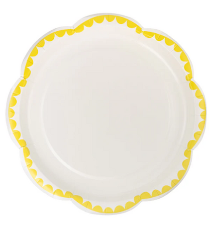 Yellow Dessert 8" Plate